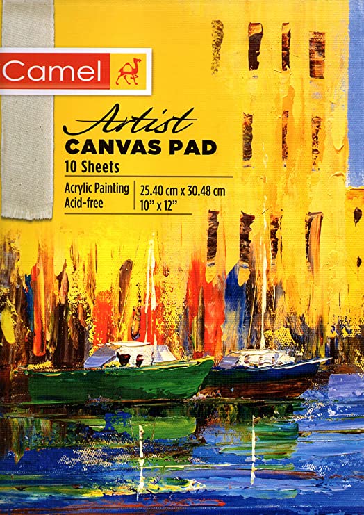 Camel Artist Canvas Pad 10x12 inch