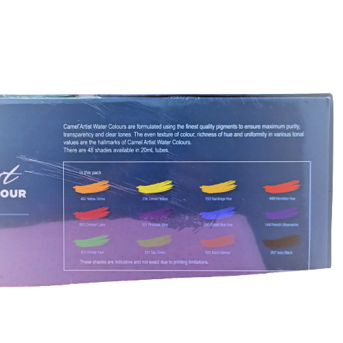 Camel Artist Watercolor tube 20ml each (set of 12)