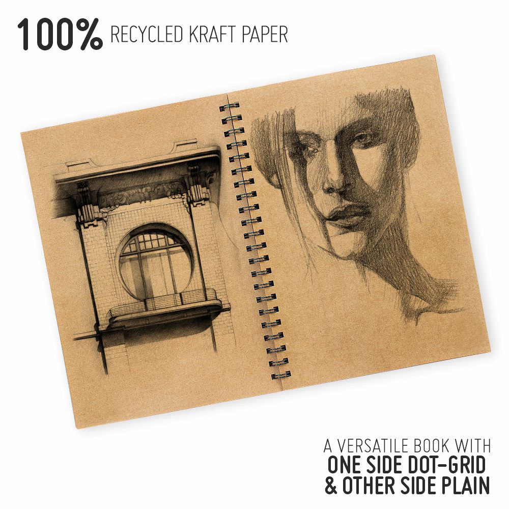 Anupam KHAKHI-Sketch-Book-Wire-O A4
