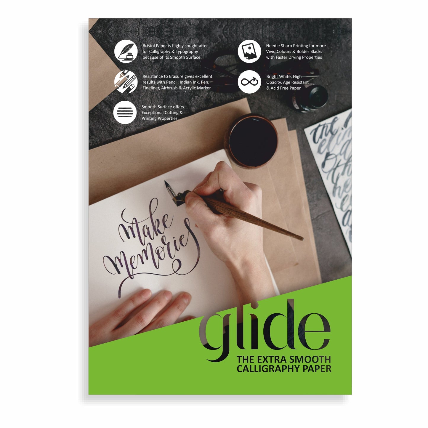 Anupam Calligraphy Sheets A4 - (Pack of 20)